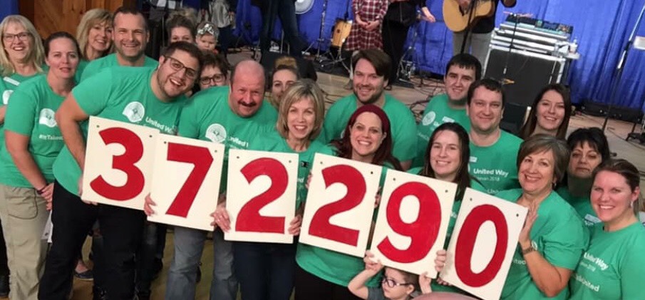 2018 United Way Telelthon directors with the years total